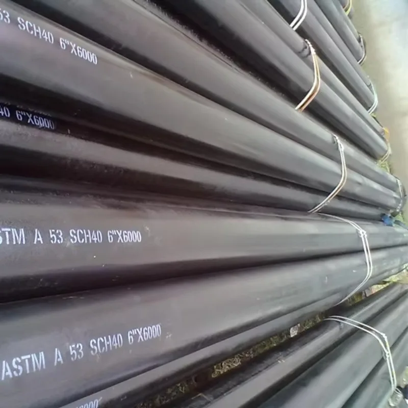 ERW Carbon Steel Pipe High Quality Fast Delivery for Qatar Market Industrial Construction and Infrastructure Projects