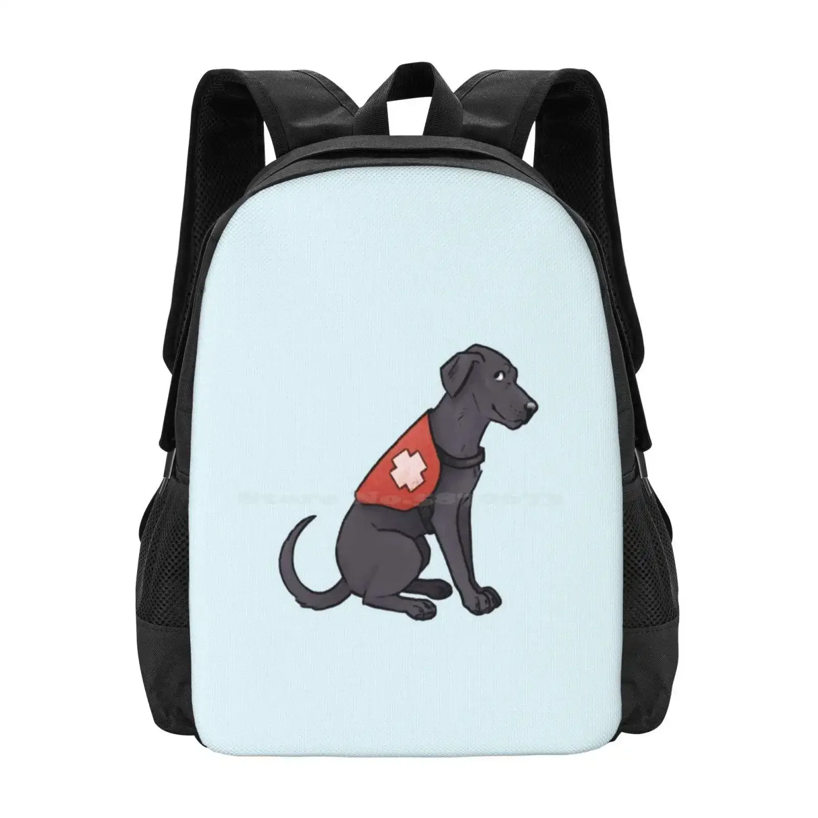 

Service Dog - Black Lab Hot Sale Schoolbag Backpack Fashion Bags Service Dog Sd Labrador Retriever Black Lab Chronic Illness