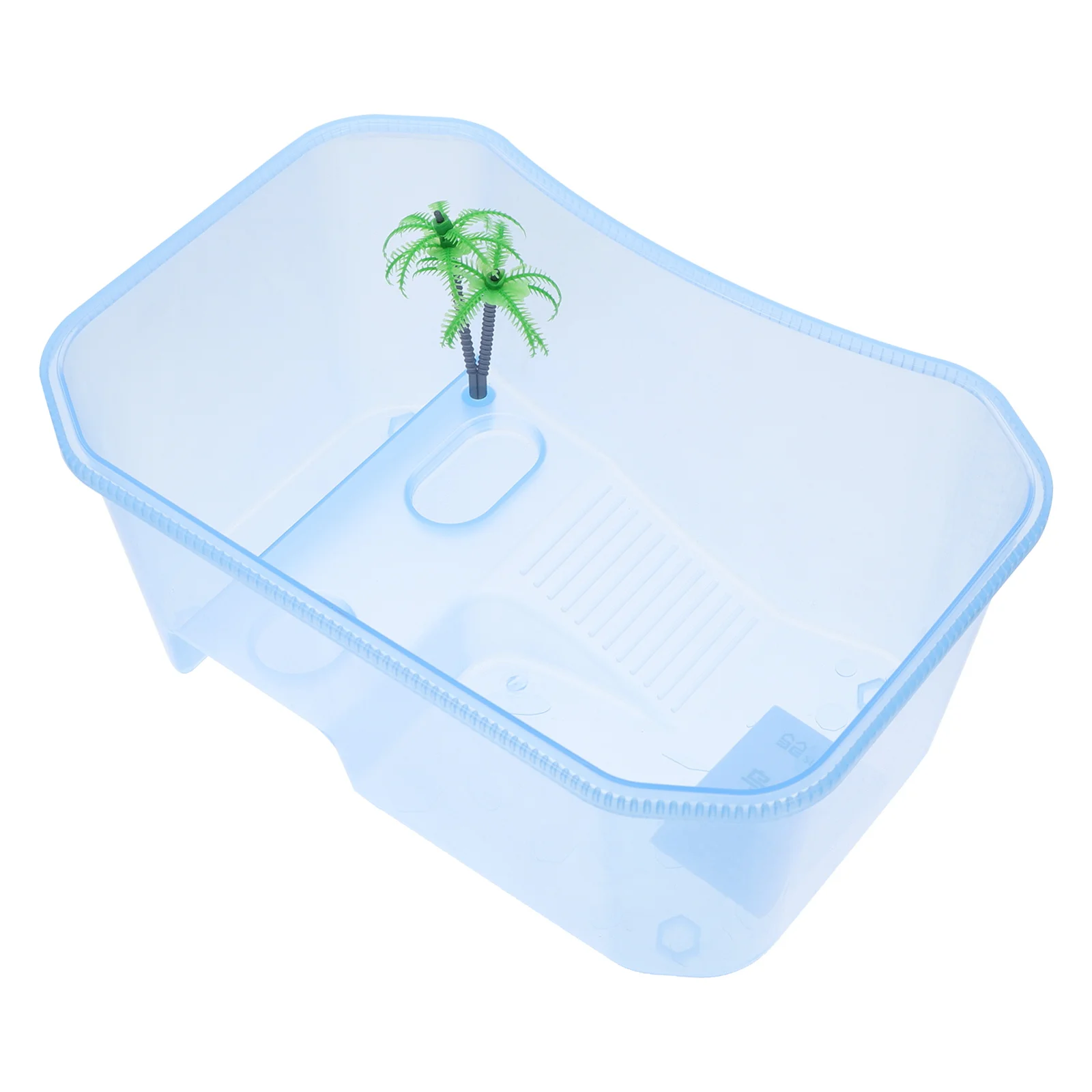 

1pc Turtle Tank Reptile Pet Box Ventilated Leakproof Stable Base Durable Premium Material For Pet Play Sleep Reptile