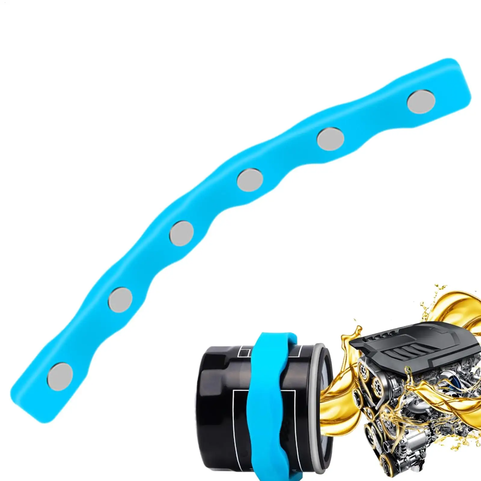 

Strong Magnetic Oil Filter Machine Purify Engine Oil Adsorption Iron Impurities Oil Magnet Strong Magnetic Auto Oil Filter