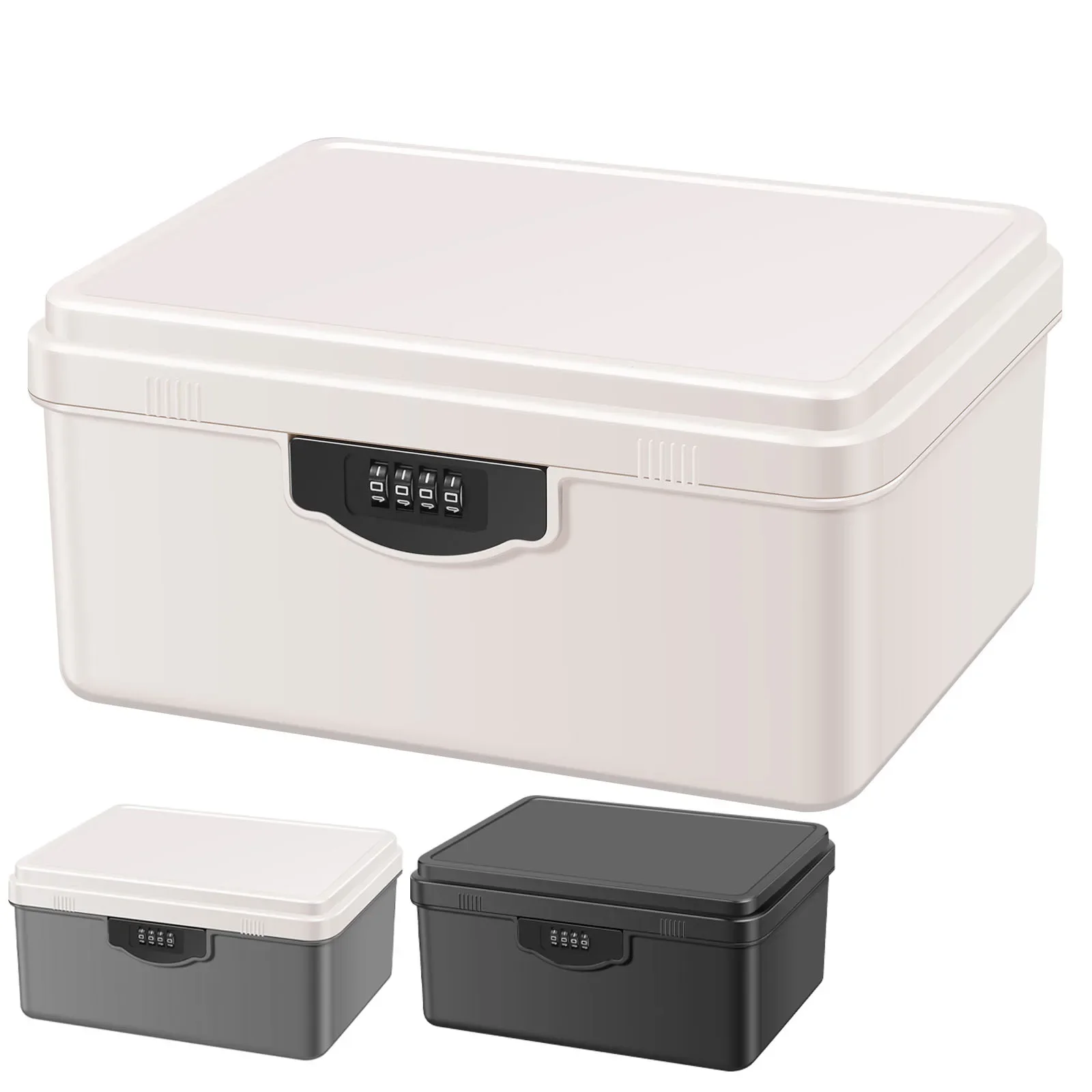 

Цифровой сейф-органайзер из пластика, портативный, для хранения денег, ювелирных изделий, с защитой конфиденциальности, с лотком