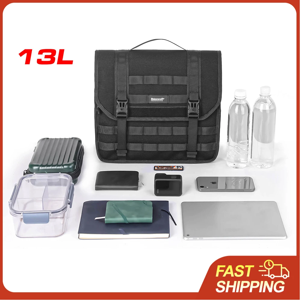 

Мотоциклетная сумка на сиденье с быстрым креплением, вместительная, 13 л, с опорной панелью, съемная, водонепроницаемая