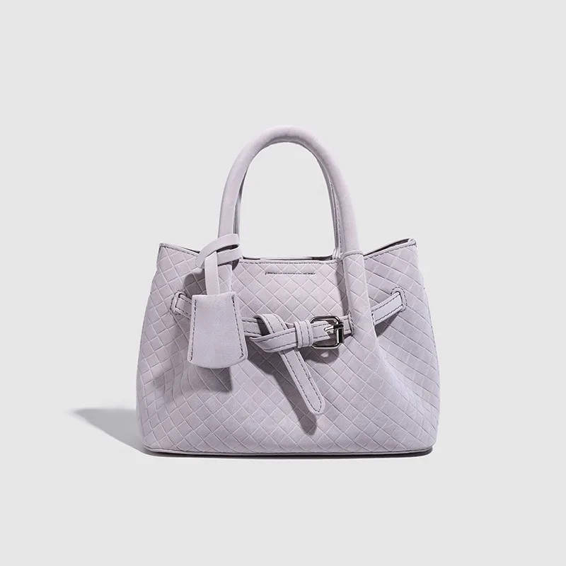 

Корейская женская сумка ручной работы, новая модная весенняя модная сумка-тоут 2025 года, универсальная сумка-корзина.