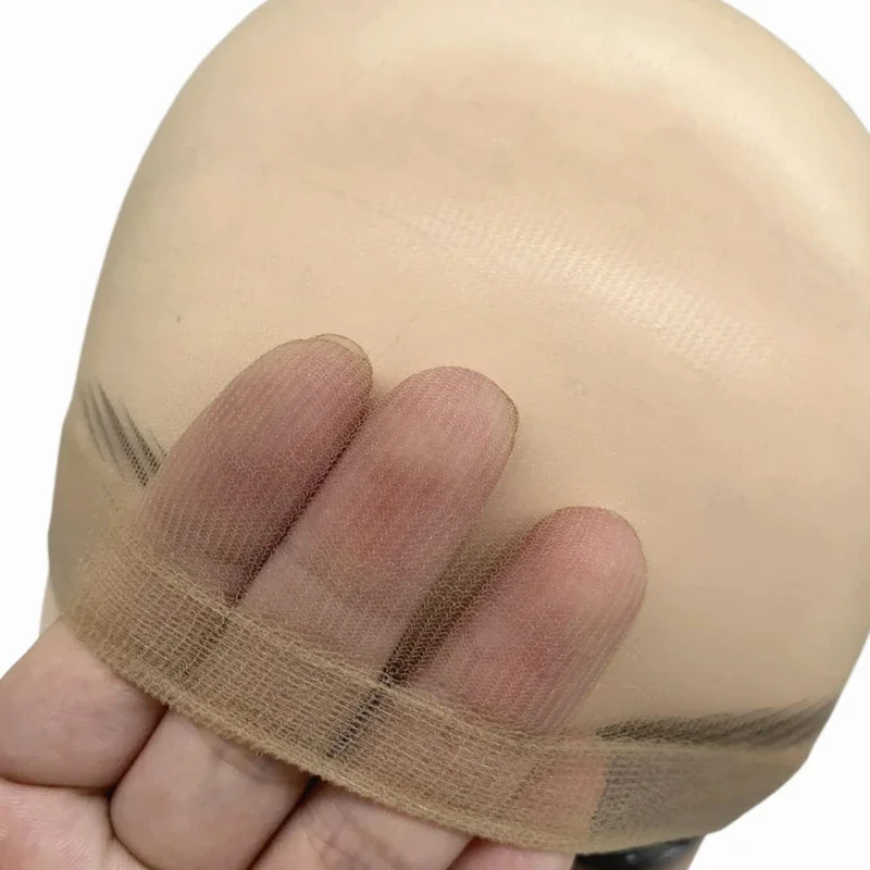 2/6/12er-Pack ultradünne, unsichtbare HD-Perückenkappe im Großhandel für Lace-Front-Perücken – transparente Nylon-Strumpfkappe in großen Mengen für Frauen