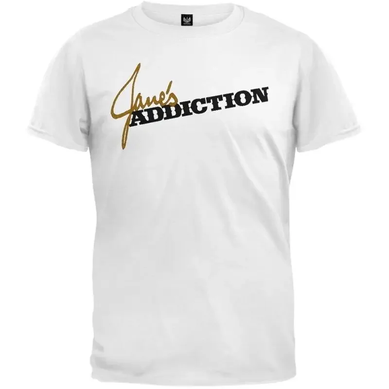 Janes Addiction Classic Logo Soft Adult Mens T Shirt