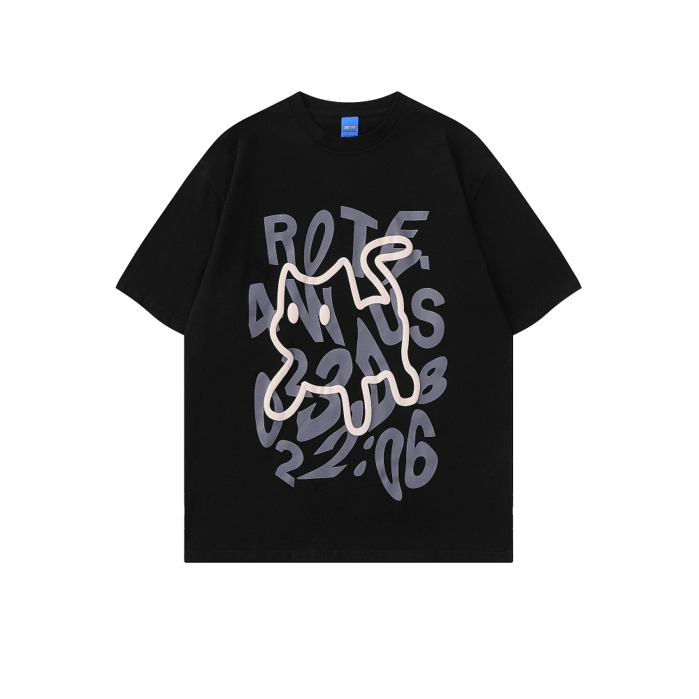 الشارع الشهير المرأة تي شيرت القطط الصورة الرمزية بلوزة الإناث Y2k ملابس الفتيات Kawaii منزل الحيوانات الأليفة ملابس منقوشة لطيف القط الجرافيك القمم