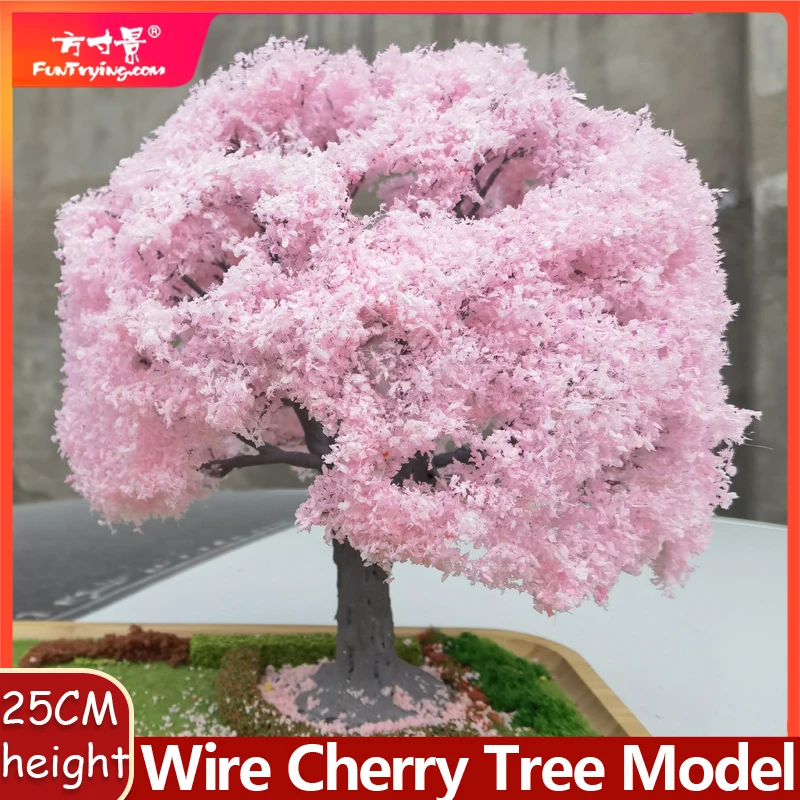 Grand arbre de fleurs de cerisier rose sur fond blanc Style d'art numérique Generative AI Grand arbre de fleurs de cerisier rose sur fond blanc Style d'art numérique Generative AI