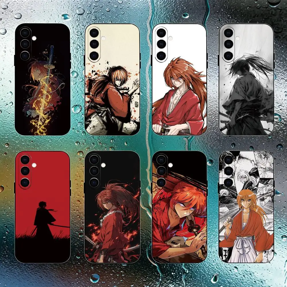 Rurouni Kenshin Kenshin Himura Phone Case For Samsung Galaxy A73,A72,A71,A70,A53,A52,A51,Others Soft Black Cover