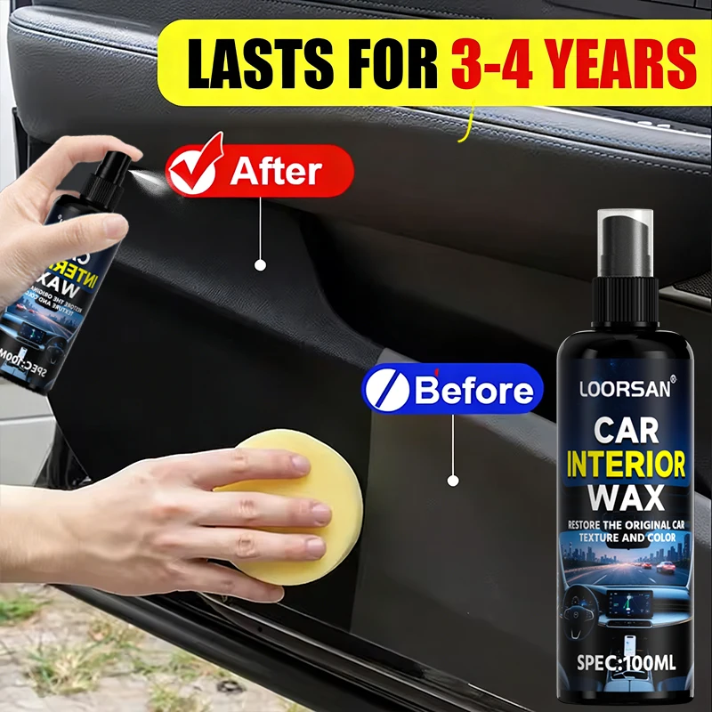 Car Plastic Restorer Coating Agent Auto Plastic Rubber Exterior Repair Clean Refresh Restoration Agent Black Shine Seal Brighten