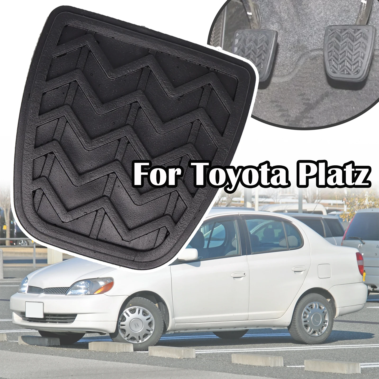 

Car Brake Clutch Foot Pedal Pad Cover Replacement For Toyota Platz XP10 Vitz Yaris 2005 2004 2003 2002 2001 2000 Echo