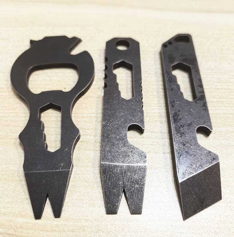 Black Pry Bar Multifunctional Tool 4Cr13  steelScrewdriver Bottle Opener Portable Outdoor Storage  MINI Crowbar Nail Remover