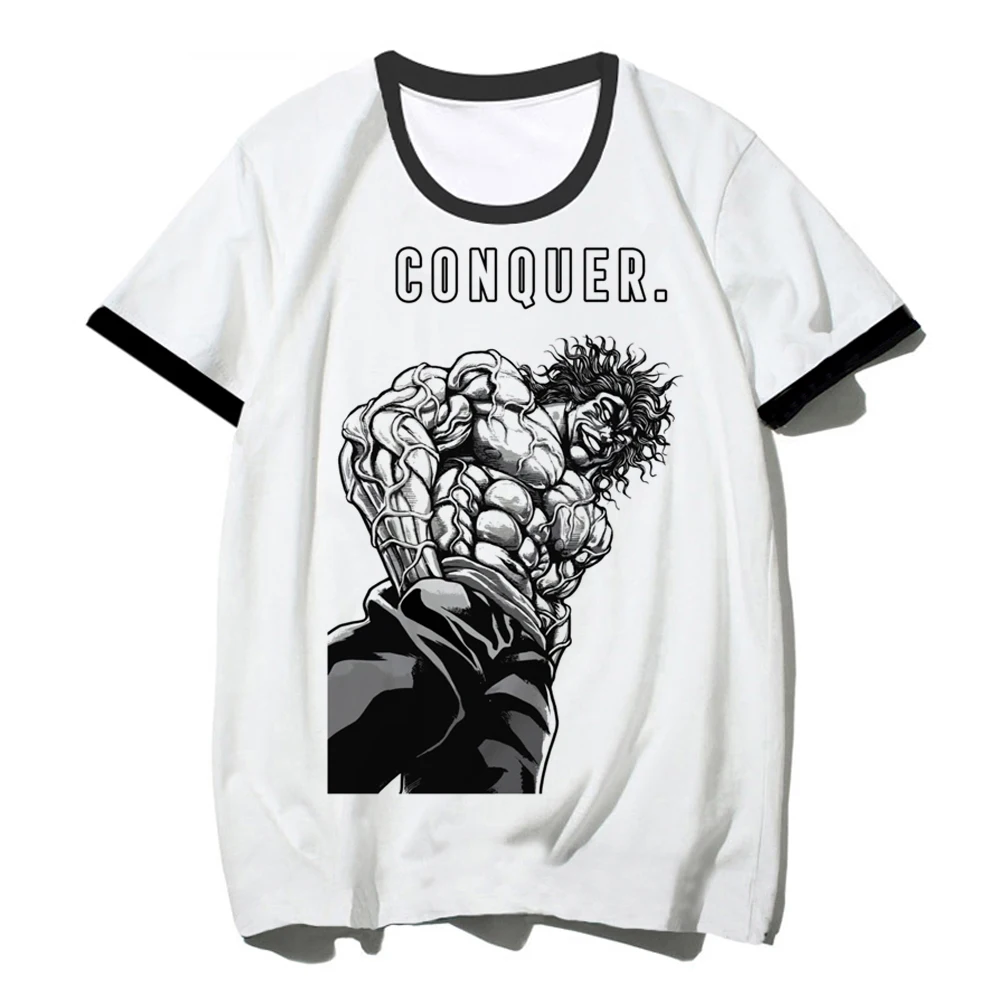 Yujiro Hanma Baki top women graphic funny t shirt female 2000s clothes