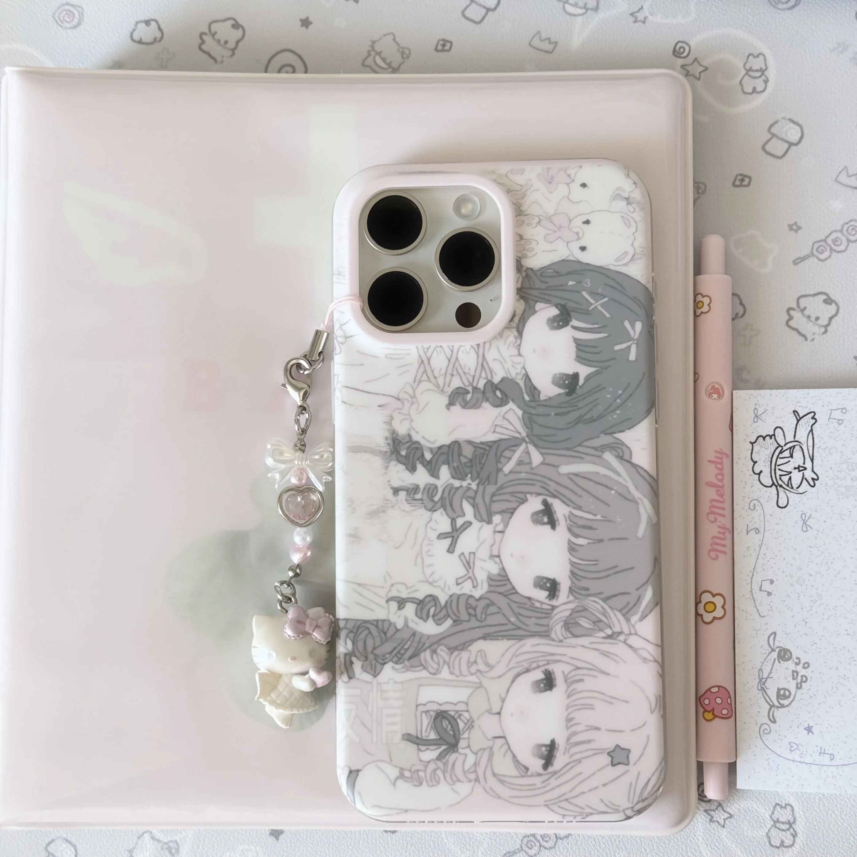 Luxury Bags Quotes - Casing Ponsel INS Kawaii Anime Gadis