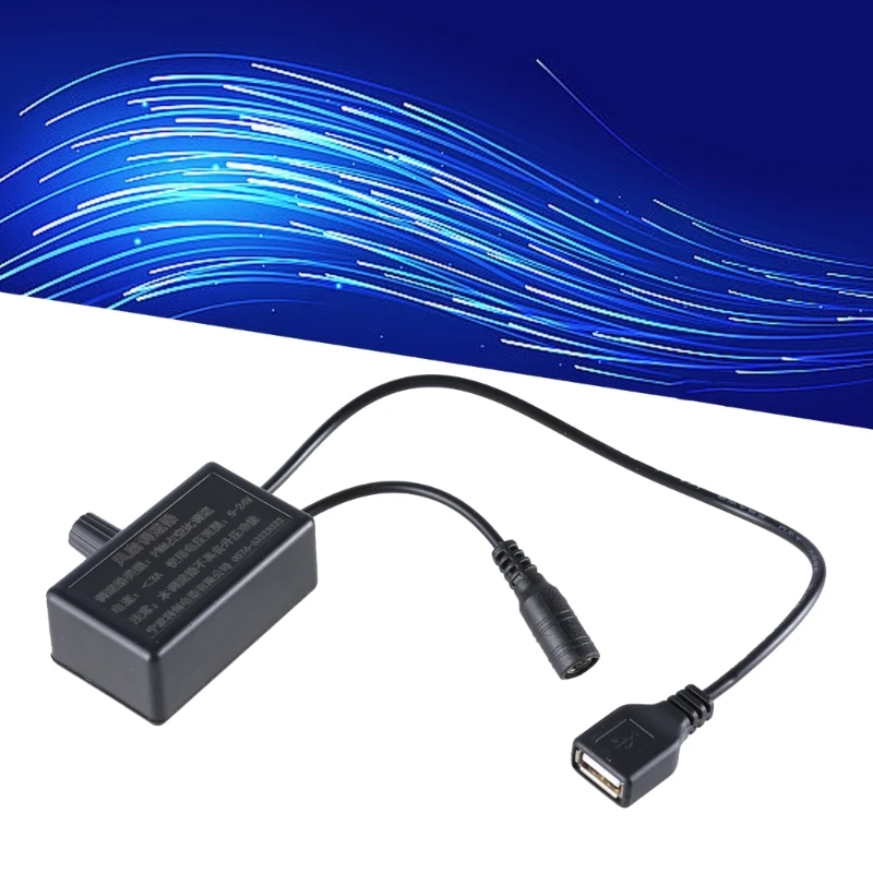 USB Fan Stepless Speed Controller Fan Radiator Adjustable Regulator with Knob Drop shipping