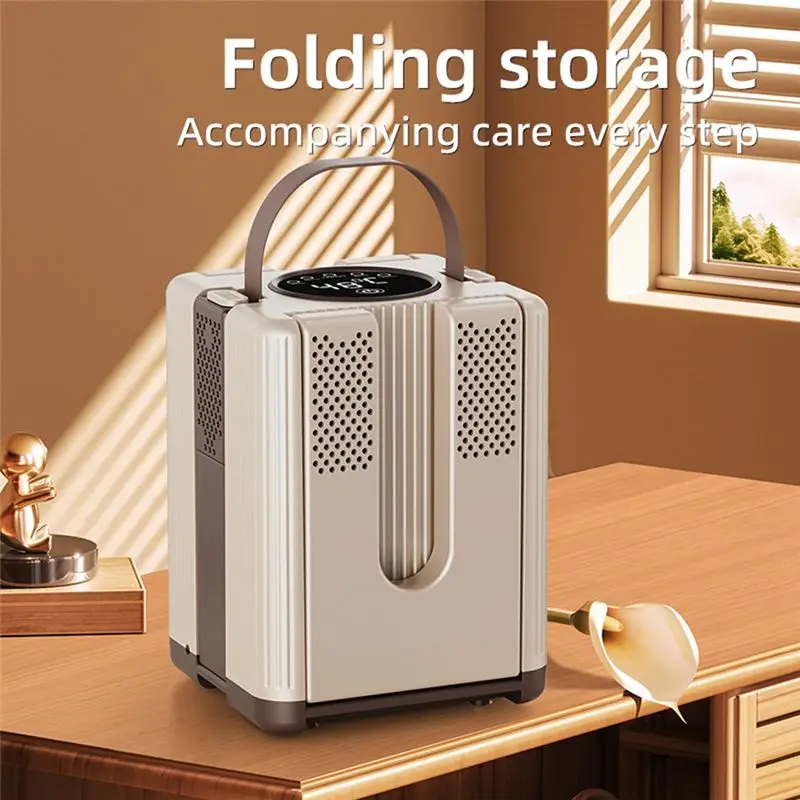 B59B-Six Foldable Electric Shoe Dryer With Timer Portable Boot Warmer Household Sock Heater For Shoes Boots UK Plug