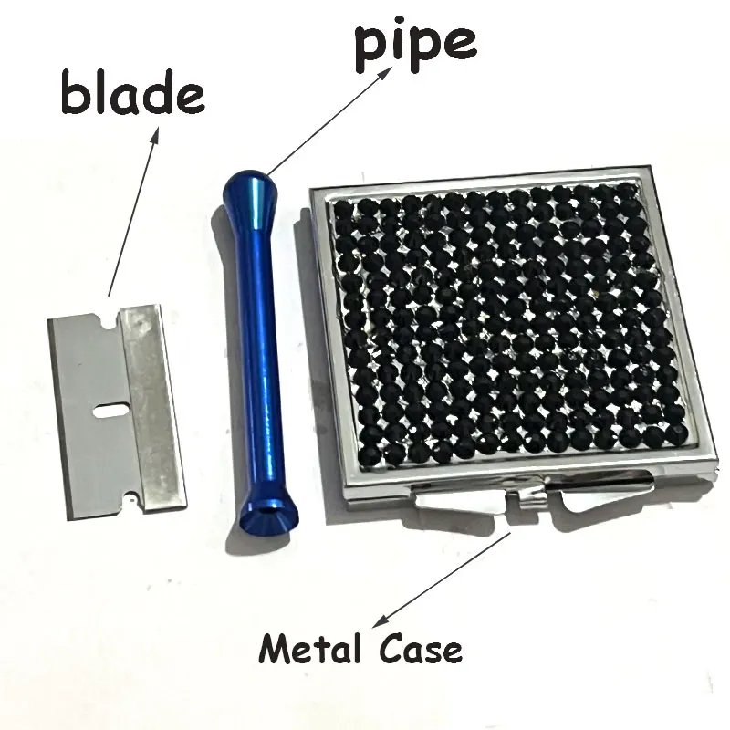 Tragbares Kit Maconheira Erva/Pipas Para Fumar mit Schneid-/Pipa-/Metall gehäuse