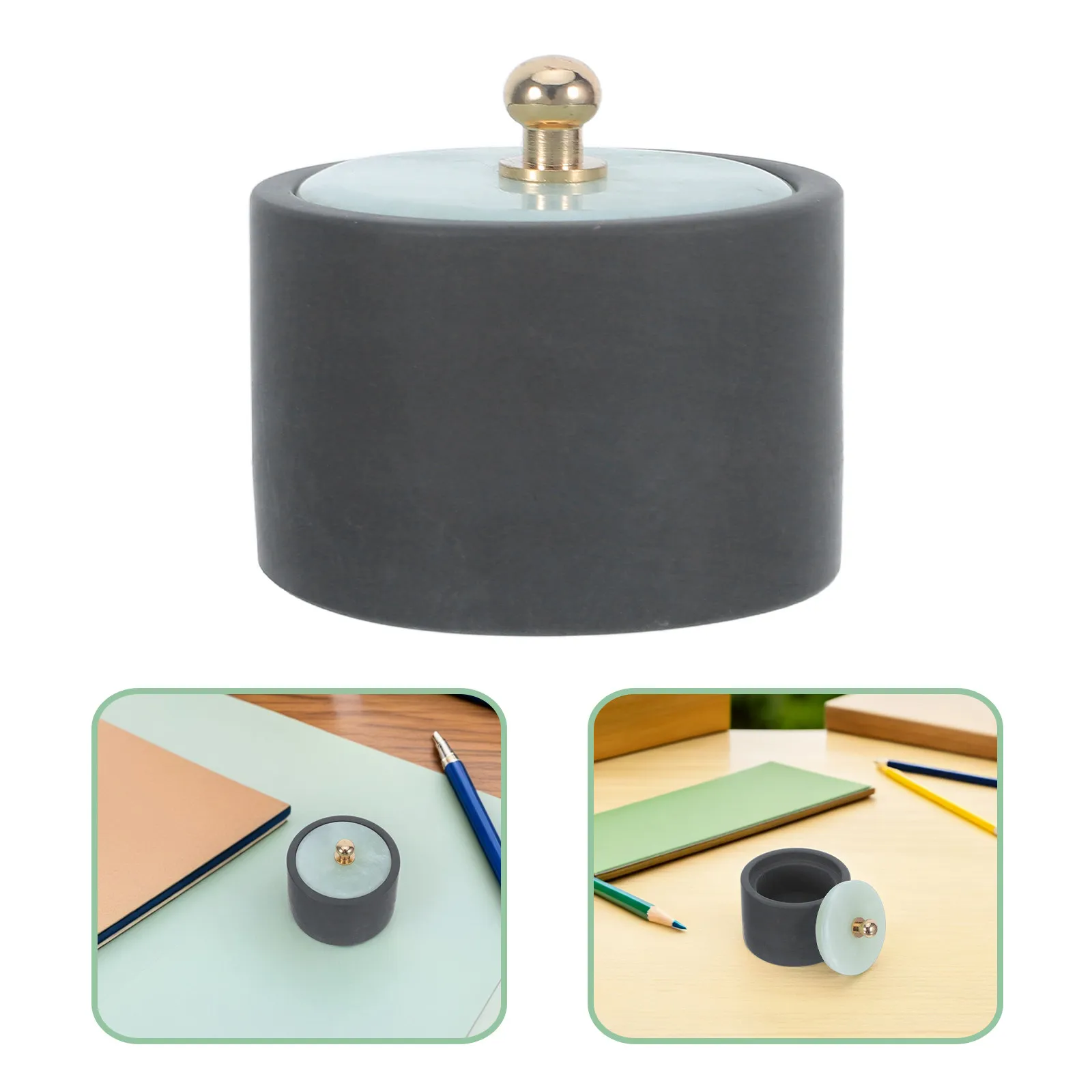 

Mini Chinese Calligraphy Inkstone with Cover Traditional Ink Slab for Sumi Painting Practice Ink Grinding Art Supplies Original