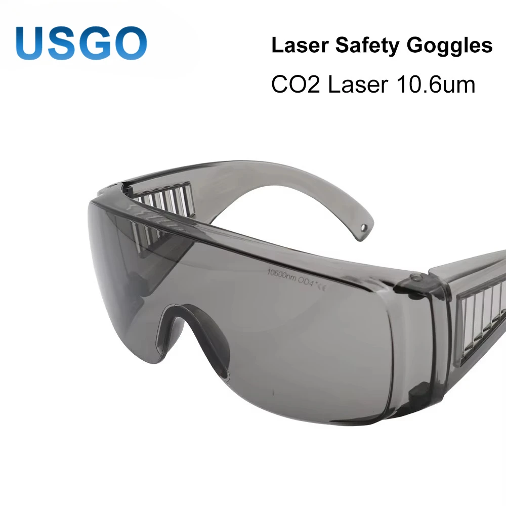 

USGO 10600nm Laser Safety Goggles Shield Protection OD4+ CE for CO2 Laser Cutting Engraving Machine