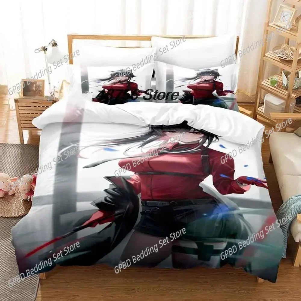 

3d Printing Game Arknights Bedding Set Bedroom Soft Modern Bedspreads Comefortable Kids Duvet Cover Quilt Cover And Pillowcase