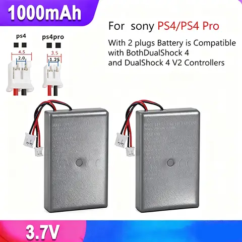 소니 PS4/PS4 프로 슬림 LIP1522 듀얼쇼크 4 V1 V2 무선 컨트롤러 플레이스테이션 게임패드 1000mAh 충전식 배터리 소니 PS4/PS4 프로 슬림 LIP1522 듀얼쇼크 4 V1 V2 무선 컨트롤러 플레이스테이션 게임패드 1000mAh 충전식 배터리
