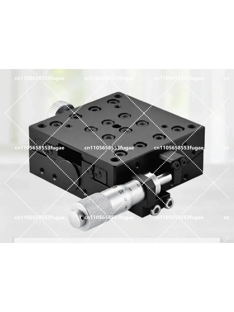 Precision XY Axis Angle Tilt Slide Table Manual Fine-Tuning Arc Platform for Camera Optical Adjustment Frame