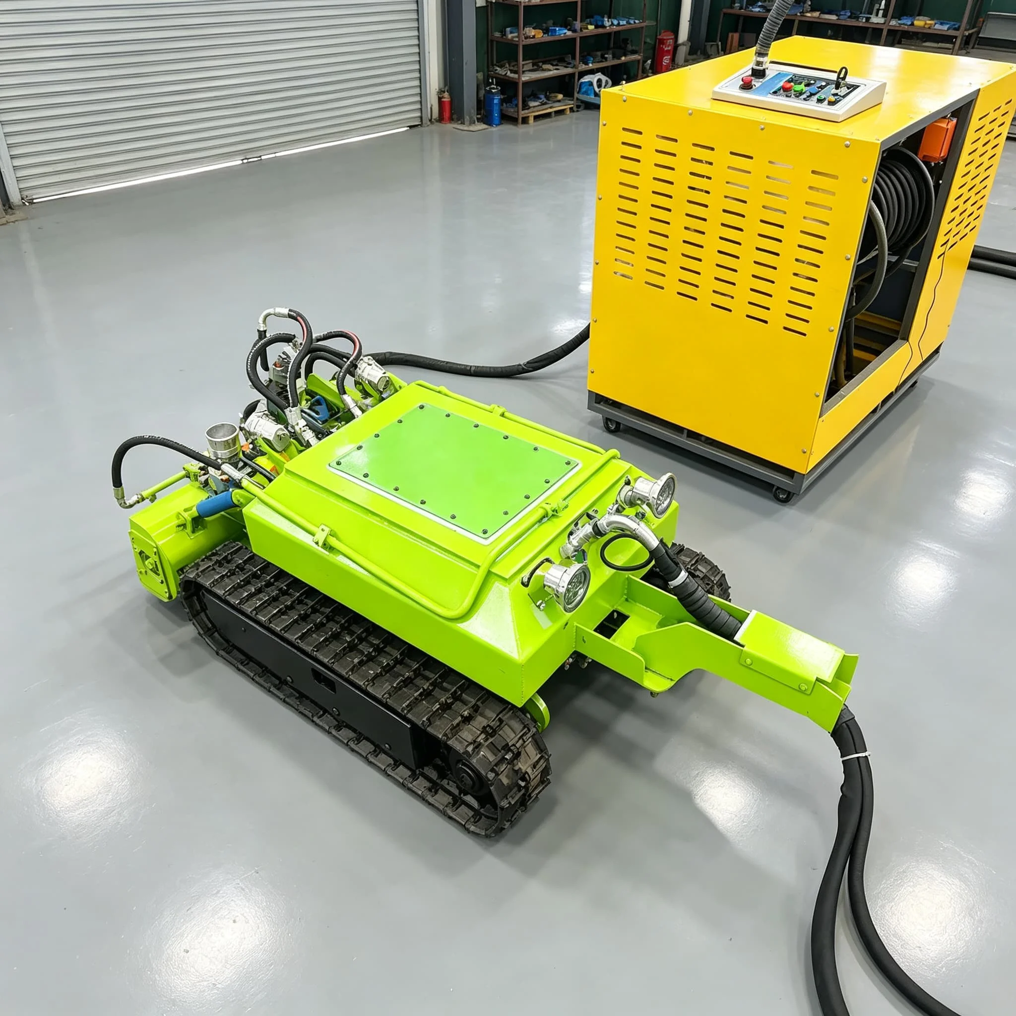 Sludge Cleaning Robot With HD Camera Remote Control Tracked Submersible for Pipeline River Sediment Desilting Dredging Machinery