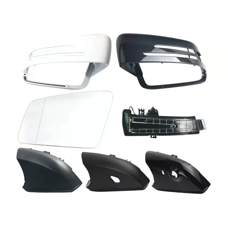 Heated Rear Mirror Cover Glass Turn Signal Light Bottom Lower for Mercedes-Benz W204 CLA A B C E S GLA GLK CLS Class W176 W212