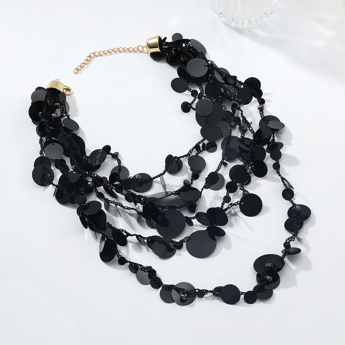 ZAA Trendy Statement Handmade Beaded Waterfall Choker Necklace Woman Luxury Quality Jewelry Charms Holiday Party Accessories