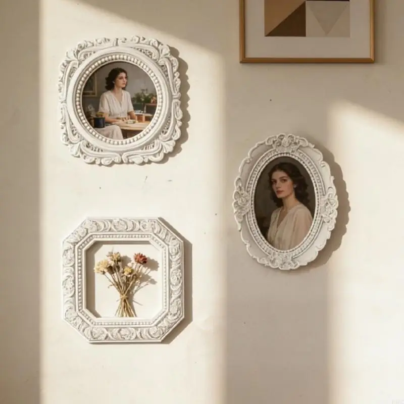  Elegant Hand Paint Resin Wall Frame Perfect for Living Room Bedroom Decors