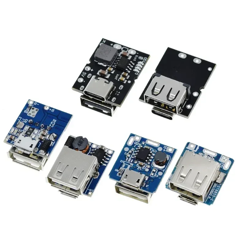 Type-C /Micro USB 5V 1A 2A 3.1A Boost Converter Step-Up Power Module Mobile Power Bank Accessories With Protection