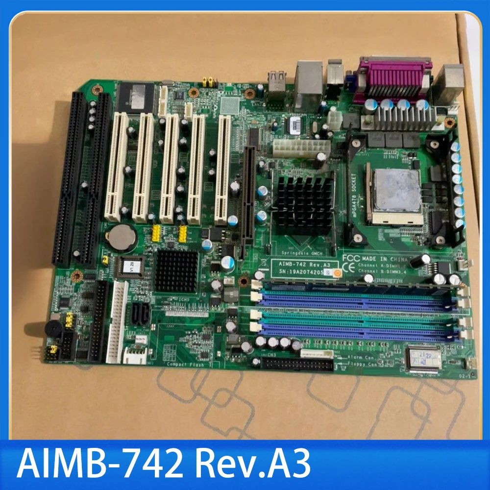 Industrial Control Computer Motherboard AIMB-742 Rev.A3 AIMB-742VE