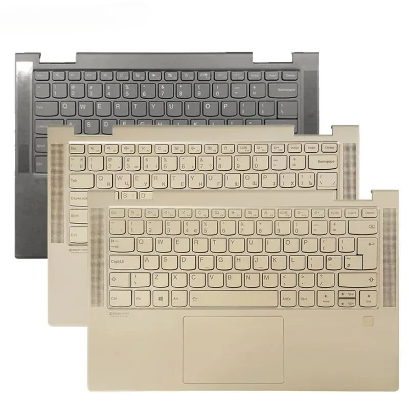 

S Новинка для Lenovo Yoga C740-14 C740-14IML, верхний чехол для ноутбука, упор для рук, крышка с тачпадом и клавиатурой для США или Великобритании AM1FG000110