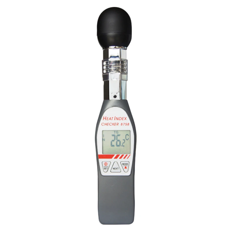 AZ8778 Portátil Wet Bulb Globo Temperatura WBGT Heat Stress Monitor com 75 mm Preto Bal
