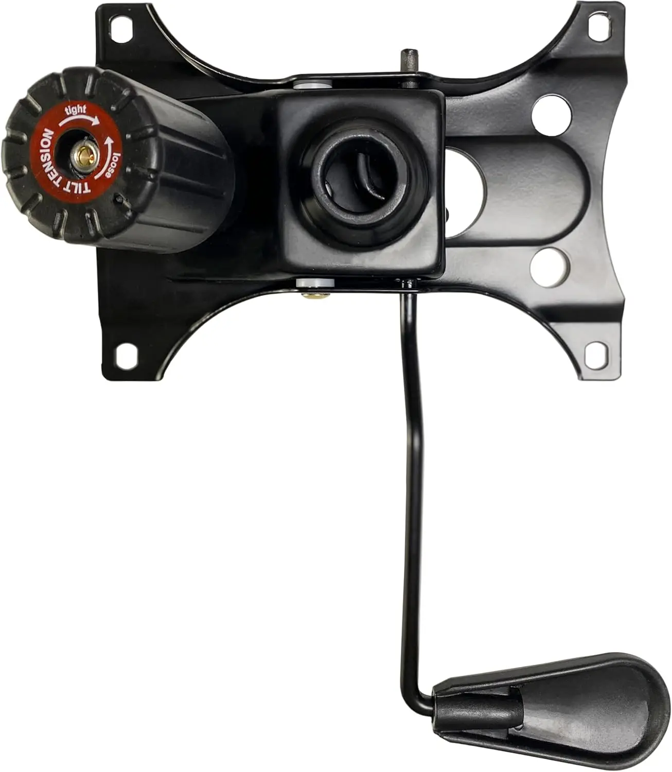 

300Lbs Office Chair Tilt Control Mechanism Replacement Parts, W/ 5.9"" × 8.6"" Mounting Holes Chair Base Heavy Duty Plate