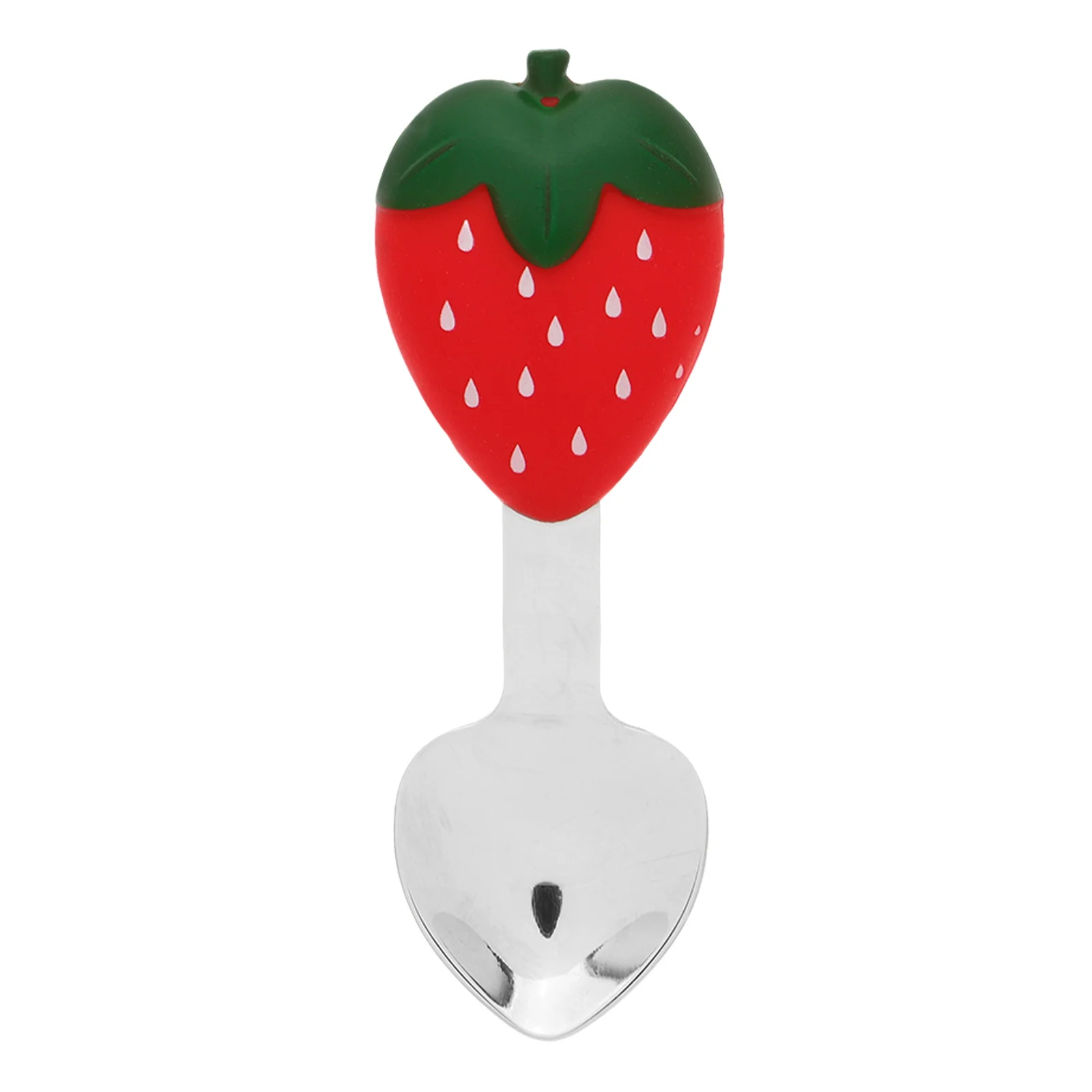 

Детская тренировочная ложка из нержавеющей стали, силиконовая посуда, детские столовые приборы для самостоятельного кормления, ложки и вилки для малышей