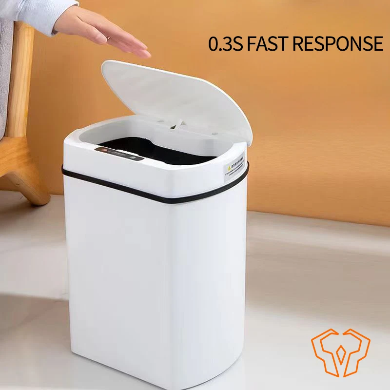 

Smart Trash Can Smart Bathroom Home Induction Fully Automatic and Manual Living Room Kitchen Bathroom Water Proof Advanced