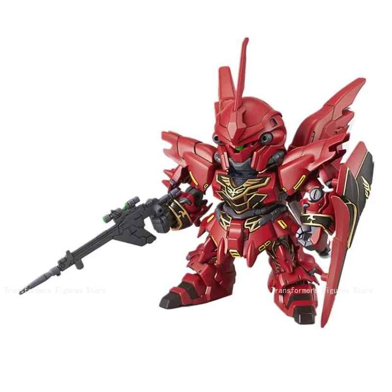 สินค้าพร้อมส่ง ของแท้ ยี่ห้อ Bandai หุ่นยนต์กันดั้ม SD MSN-06S ซินันจู โมเดลจากอนิเมะ ประกอบเองได้ ของเล่นฟิกเกอร์แอคชั่นสำหรับเด็ก ของเล่นตุ๊กตาขยับได้ ของขวัญ