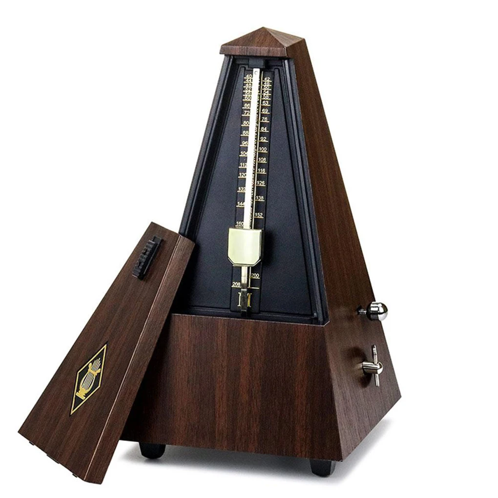 

Vintage Tower Type Guitar Metronome Bell Ring Piano Violin Rhythm Mechanical Pendulum Metronome