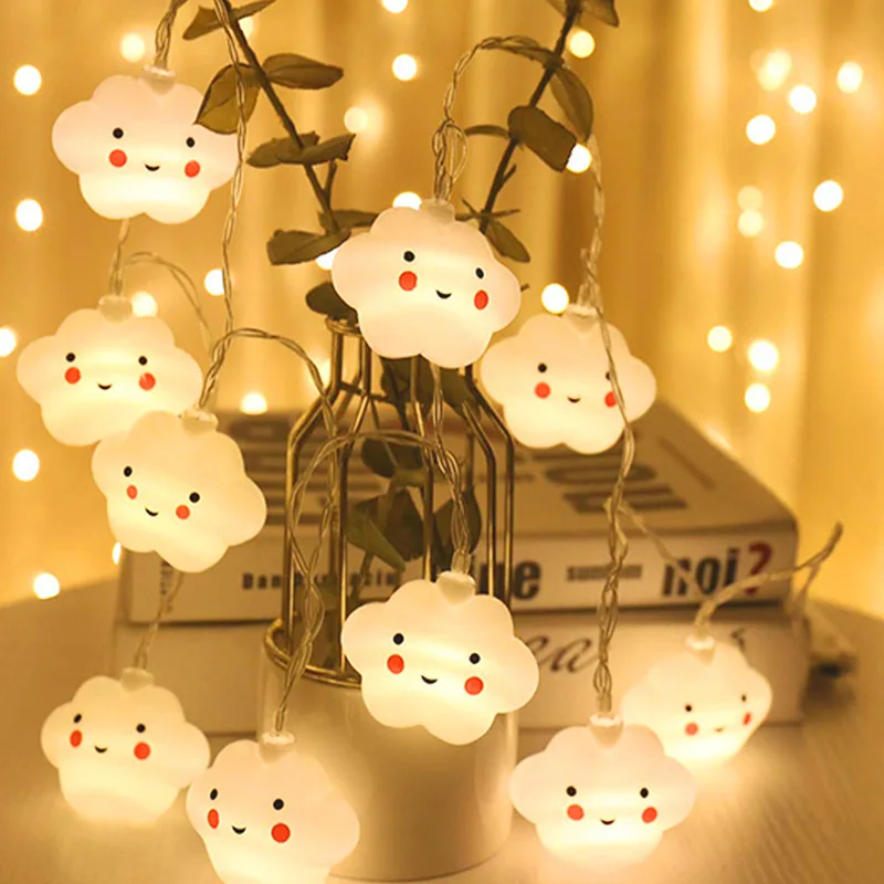 

LED String Light Cloud Rainbow Moon Garland Fariy Light 1.5/3/6m USB/battery Powered Christmas Outdoor Wedding Party Decoration