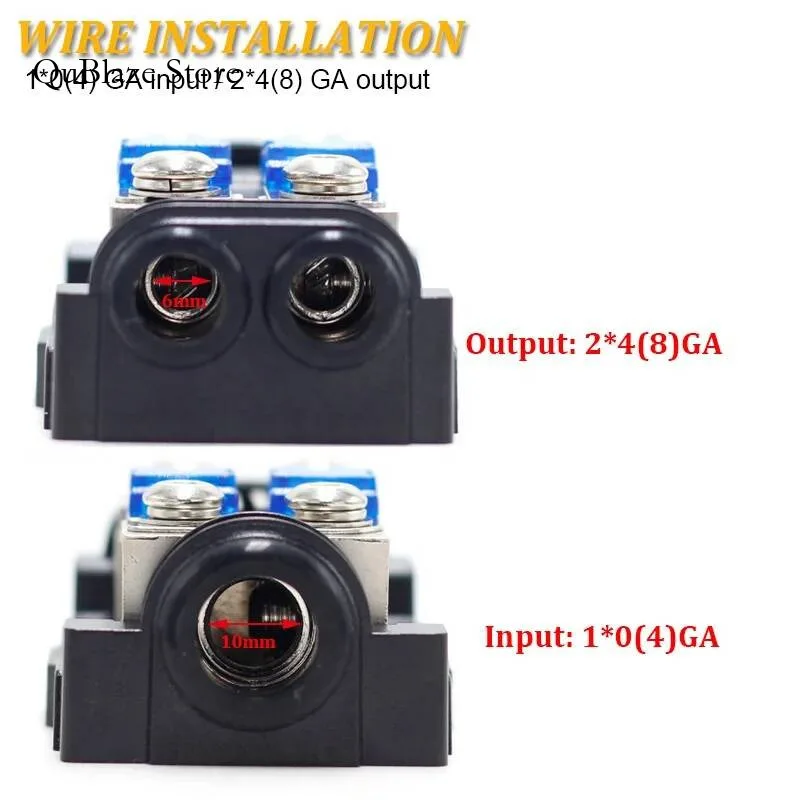 Custom Automotive Mini Waterproof 12V 24V DC Car Audio Anl Fuse Holder Box