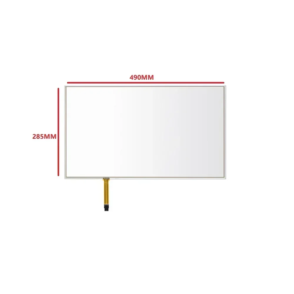 21.5inch 5-Wire 490*285*2.3mm Resistive Touch Screen Glass Panel Digitizer 490x285mm