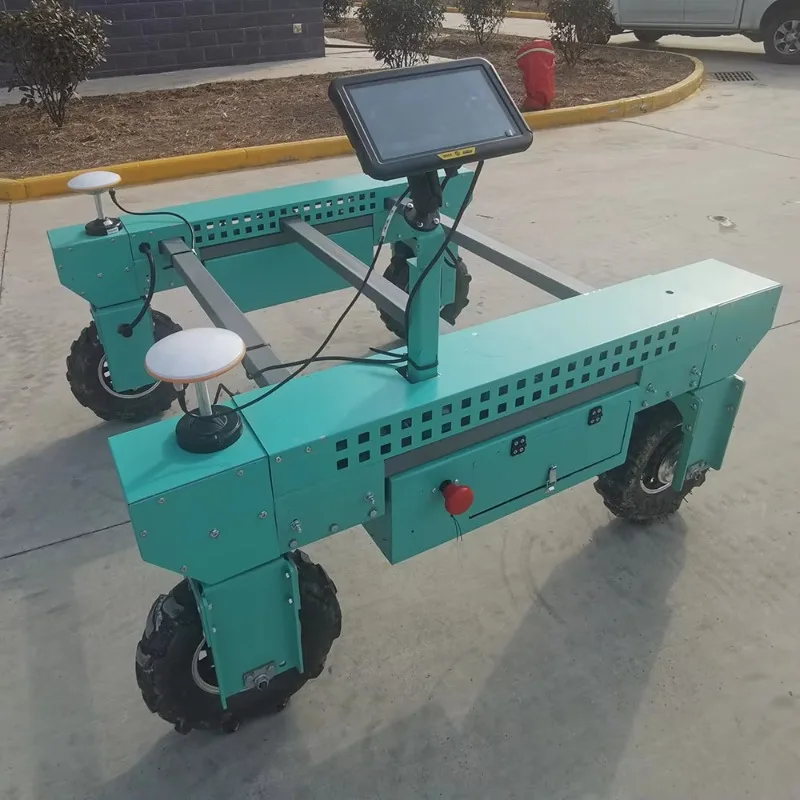 Electric Drive Autonomous Agricultural Robot Platform With GPS Navigation For Precision Farming