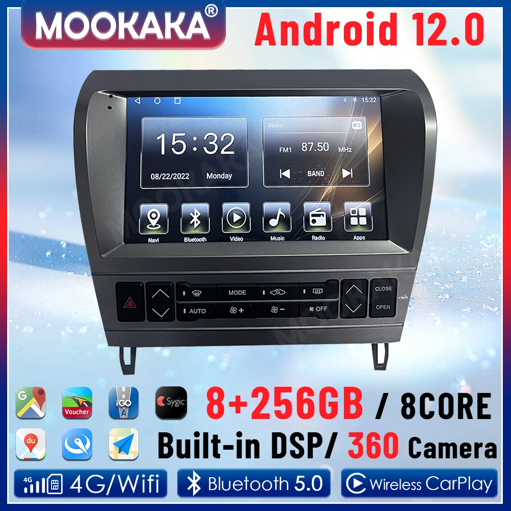 The latest 2Din Android 12.0 8+256G For Lexus SC430 2001-2010 Car Multimedia Player Recoder GPS Navigation Auto Stereo Head Unit