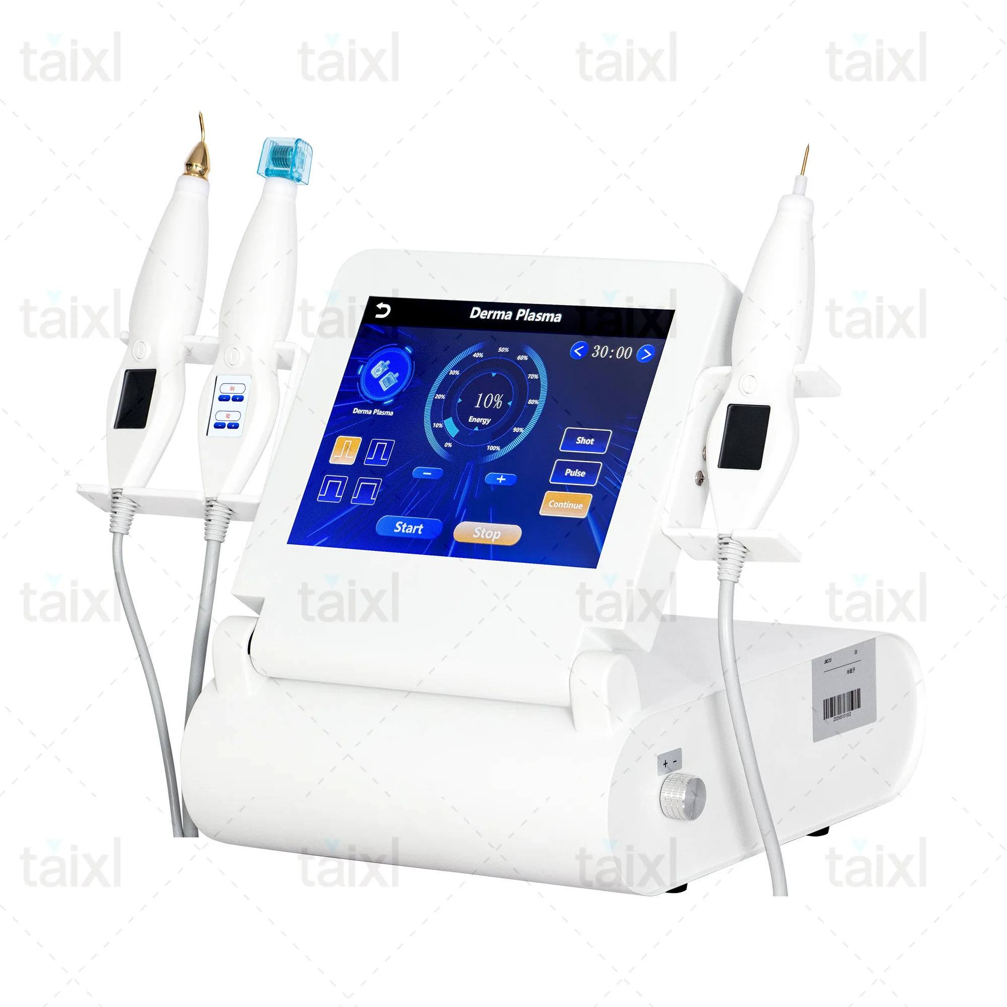 6 in 1TAIXL Fornitura in fabbrica Dispositivo per macchina al plasma per trattamento della pigmentazione Facile regolazione dell'energia Strumento per la cura della pelle per terapia calda e fredda.