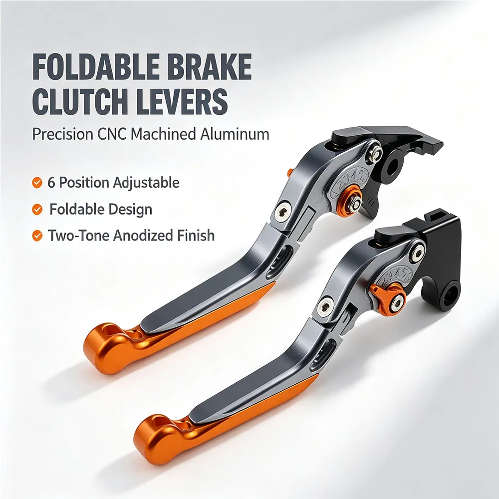 For MV Agusta Rivale 800 Rivale800 2014-2017 Brake Clutch Levers CNC Aluminum Adjustable Folding Extendable Pair Set Kit