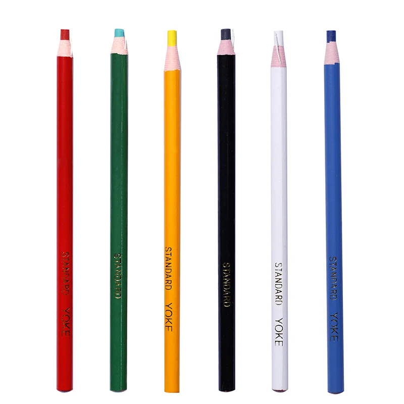 2pcs/lot Cut-free Sewing Tailor's Chalk Pencils Fabric Marker Pen Sewing Chalk Garment Pencil for DIY Clothing Tool Accessories