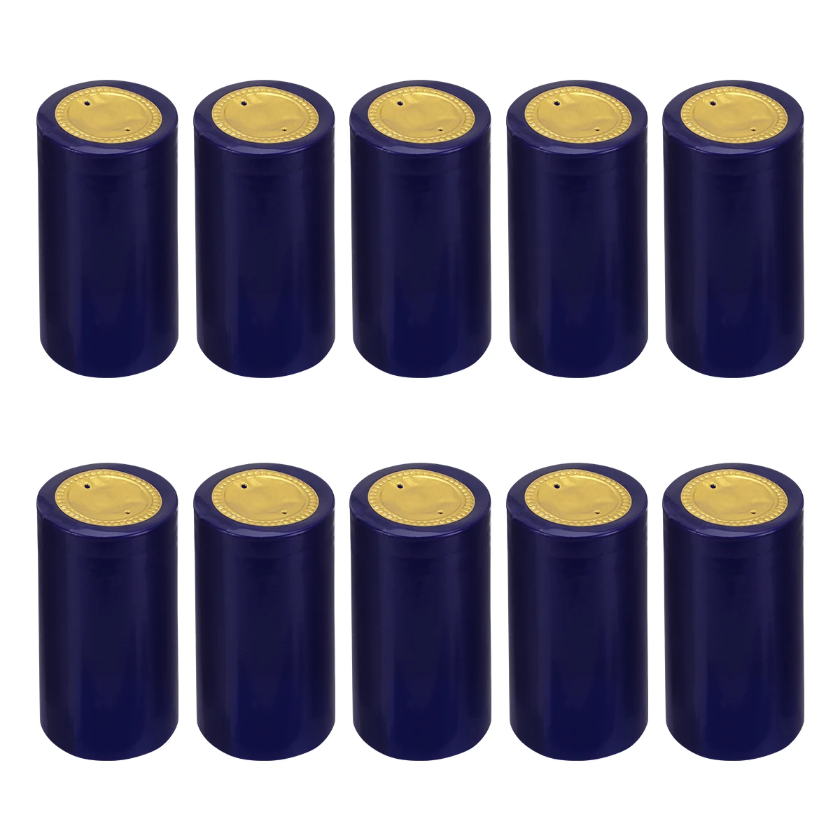 

100pcs 30mm Wine Bottle Sealing Film Silver Heat Shrink Capsules Easy Open Professional Look Plastic Covers Tops