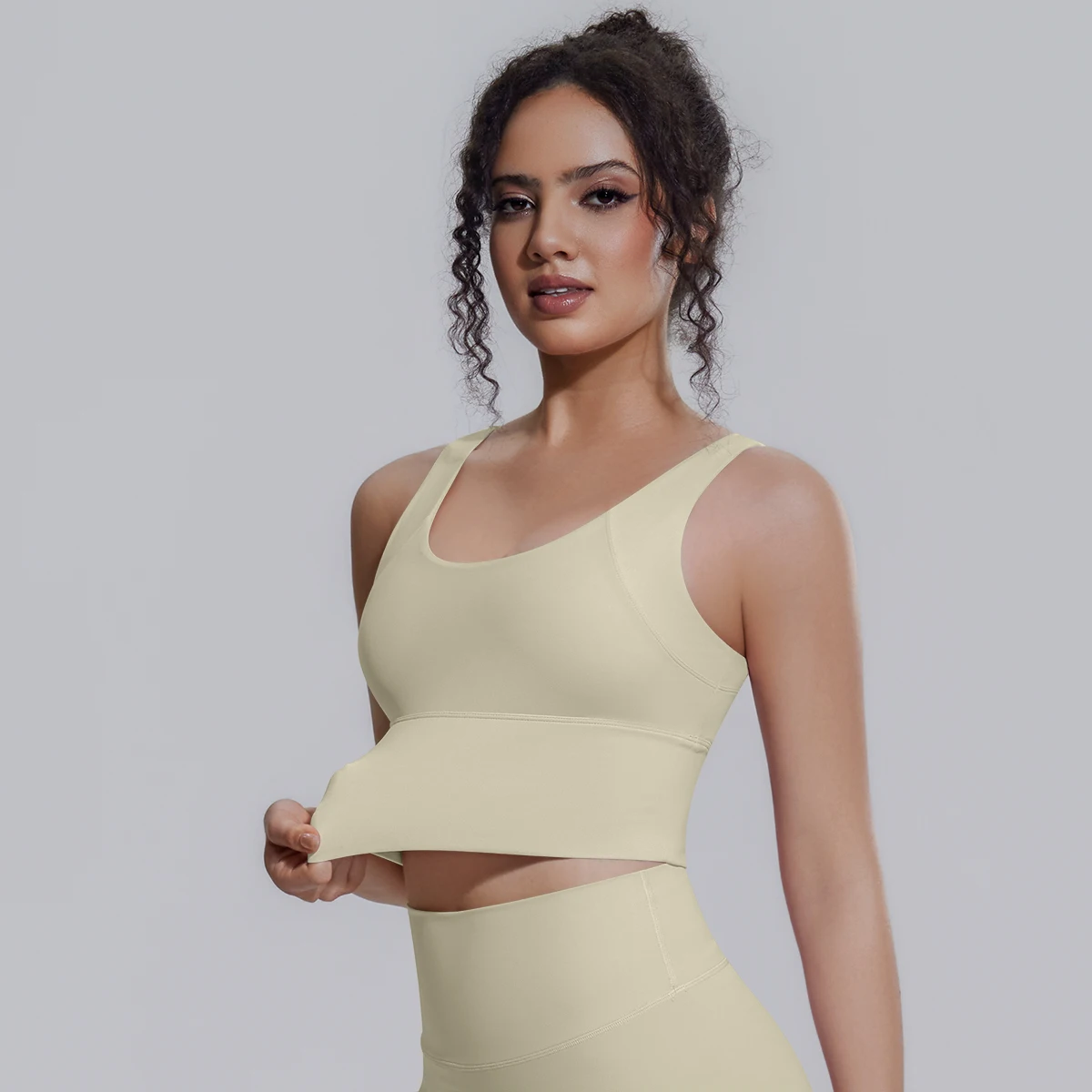New Backless Yoga Vest for Woman Yoga Underwear with Chest Pad Summer Breathable Workout Top Running Shockproof Sports Bra