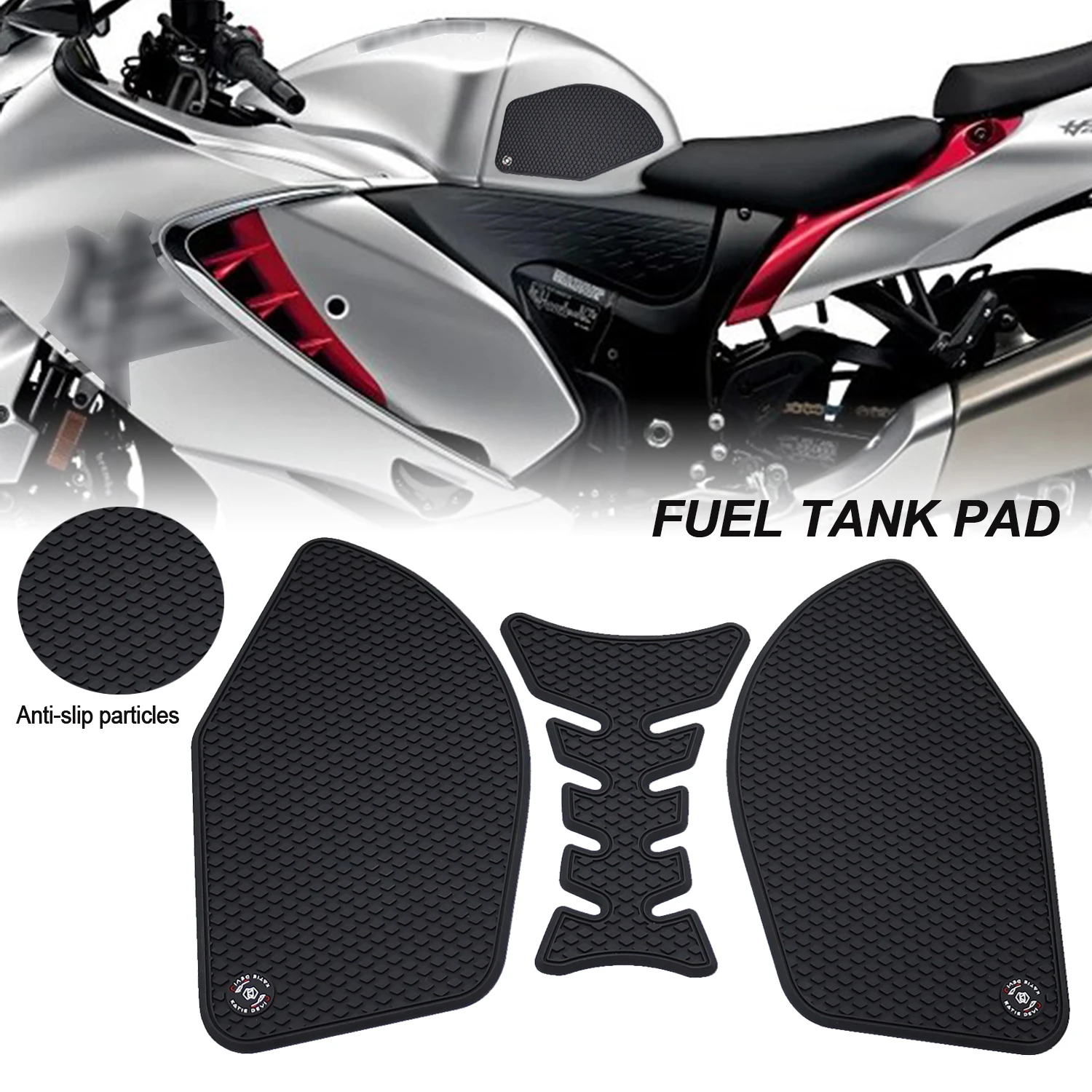 

Tank Pad Motorcycle Accessories Fuel Tank Pad For Hayabusa GSXR1300 gsxr1300 2021-2025 Waterproof Side Non-Slip Fuel Tank Pad
