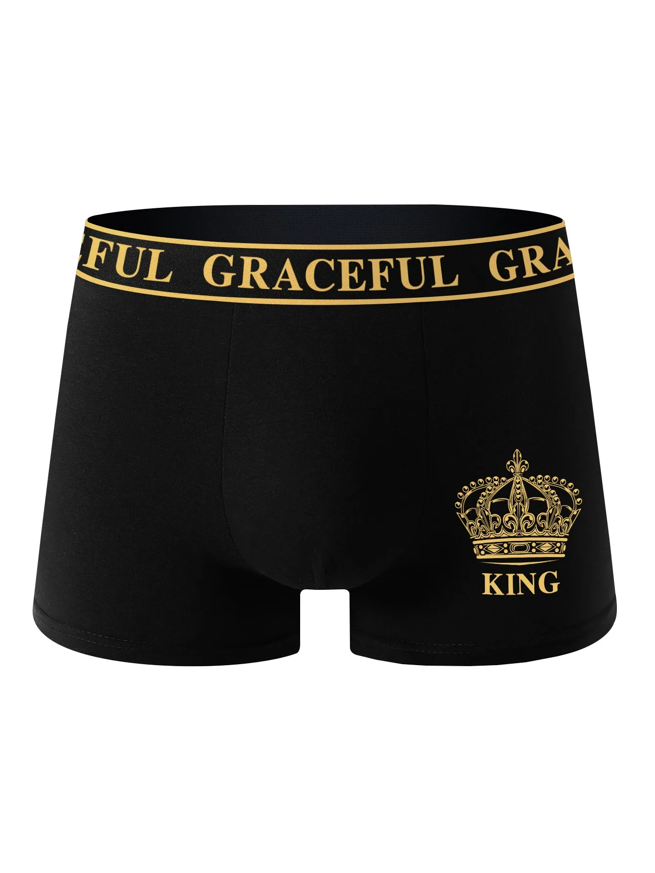 4-Pack Men's Boxer Briefs Health Skin-Friendly Breathable Fashionable Men's Underwear Casual Sports Shorts